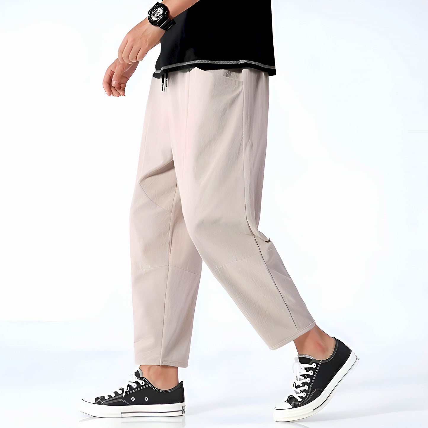 Easy Day Cropped Cotton Pants