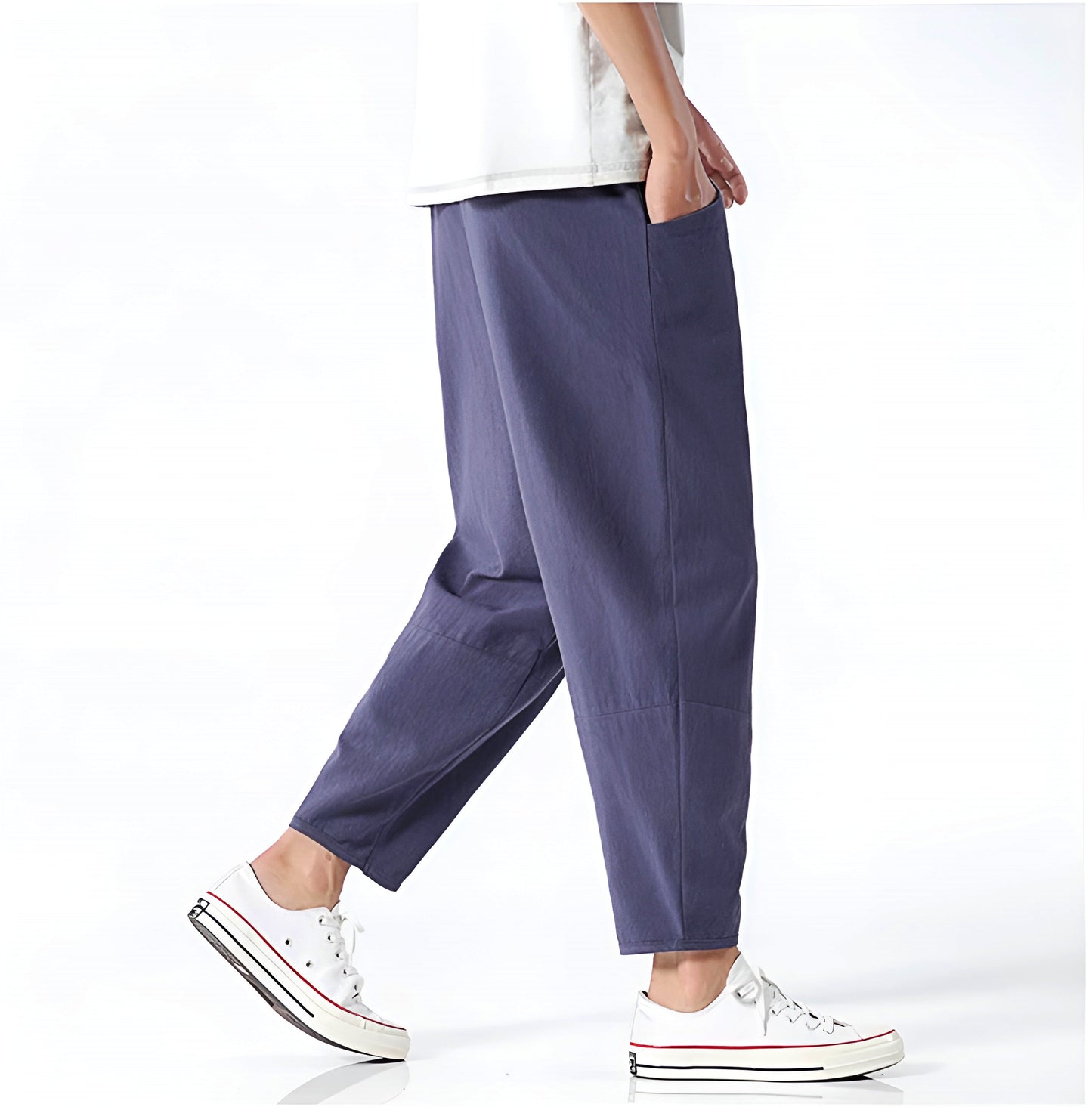 Easy Day Cropped Cotton Pants