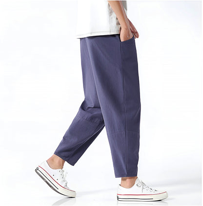 Easy Day Cropped Cotton Pants