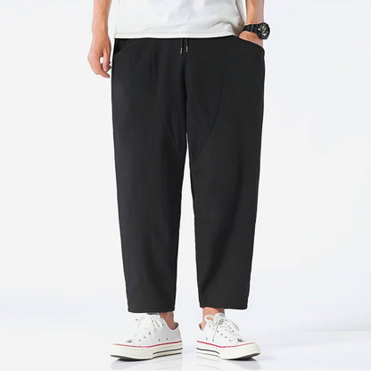Easy Day Cropped Cotton Pants