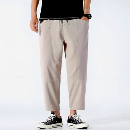 Easy Day Cropped Cotton Pants