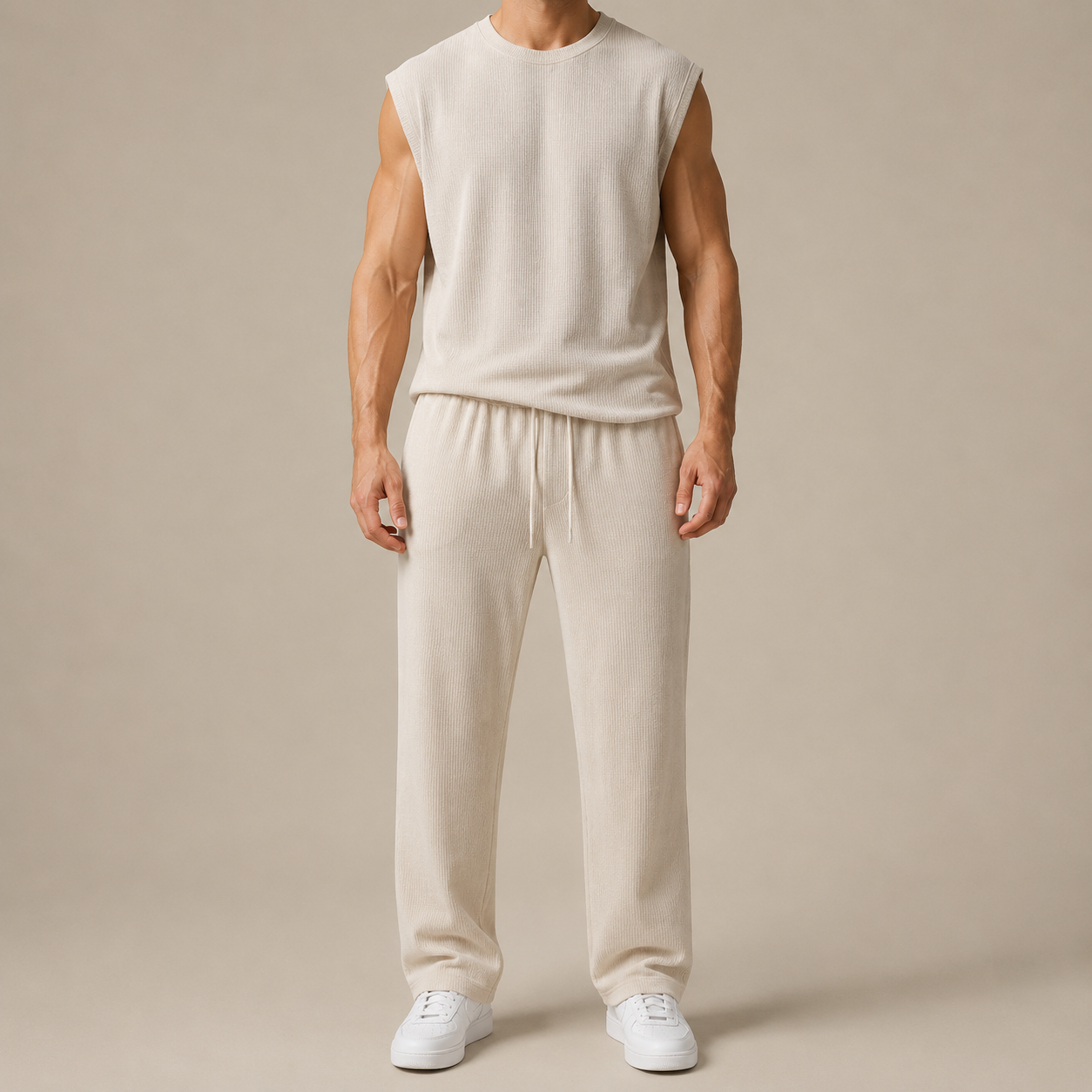 Euphoria Sleeveless Knit Comfort Set