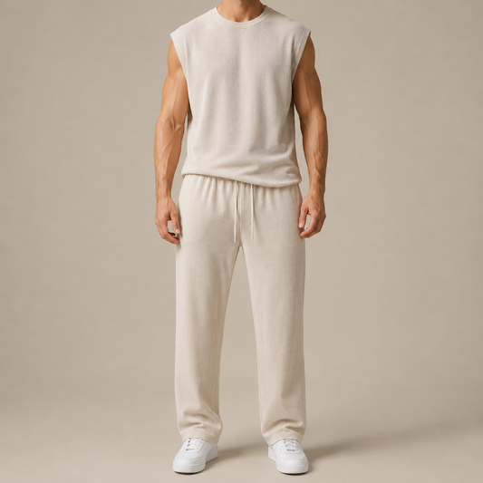 Euphoria Sleeveless Knit Comfort Set