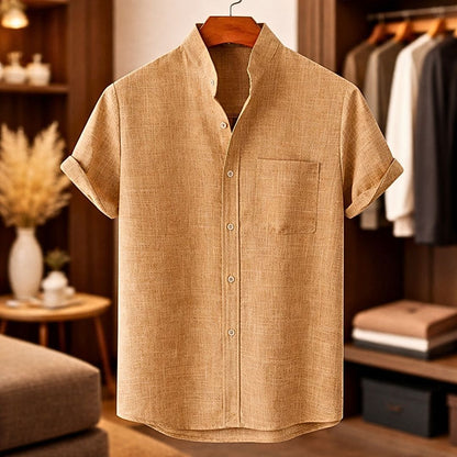 Teddy Linen Short Sleeve Shirt