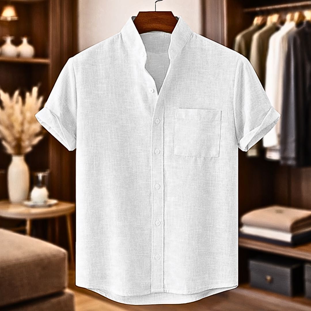 Teddy Linen Short Sleeve Shirt