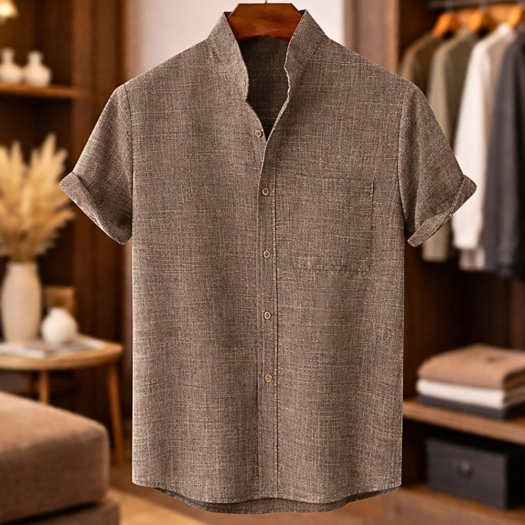 Teddy Linen Short Sleeve Shirt