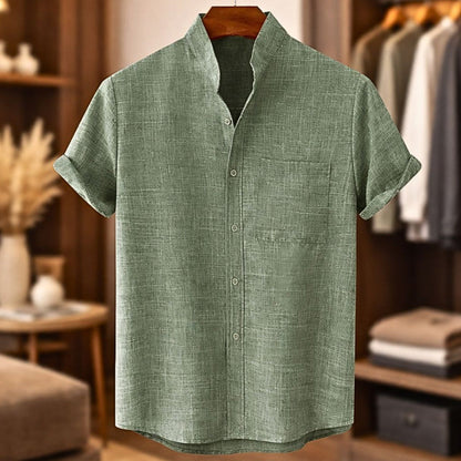 Teddy Linen Short Sleeve Shirt