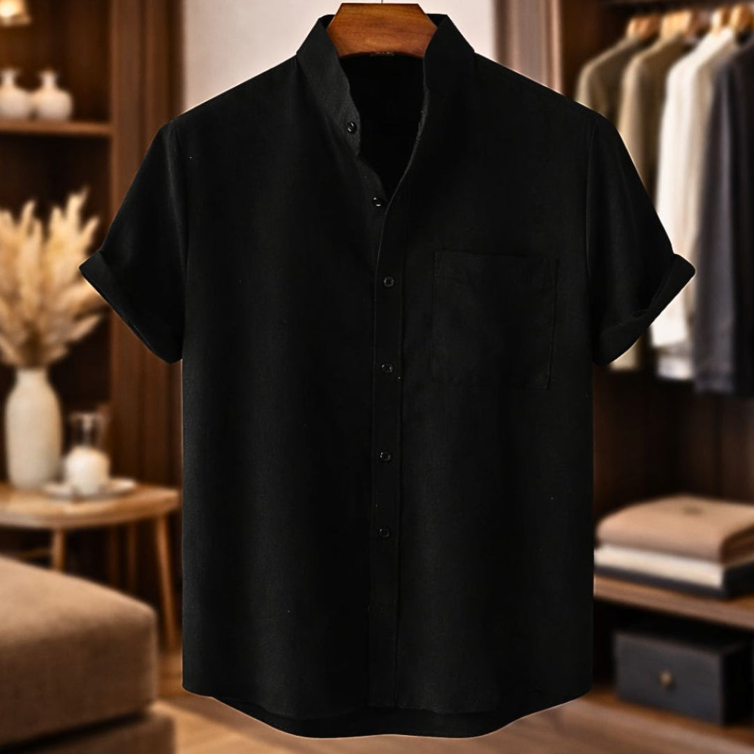 Teddy Linen Short Sleeve Shirt