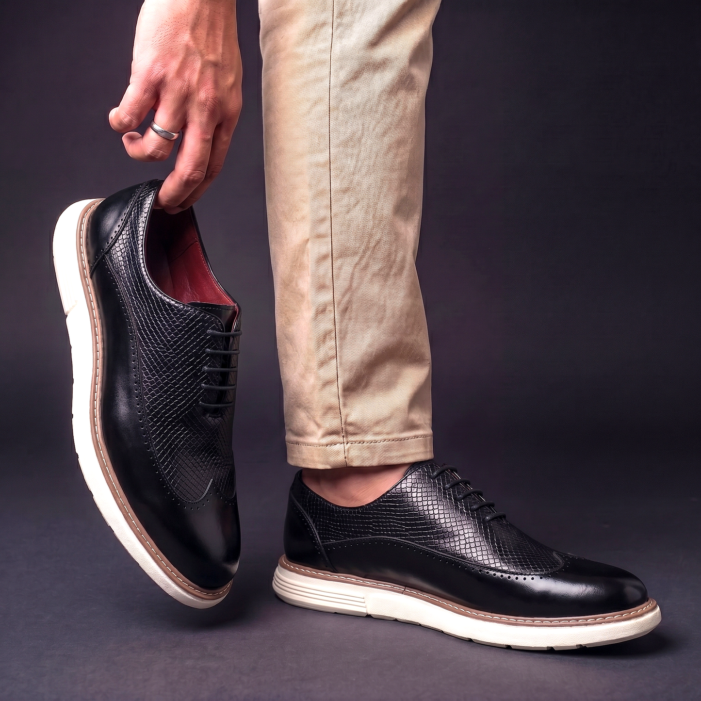 Zega Leather Oxfords