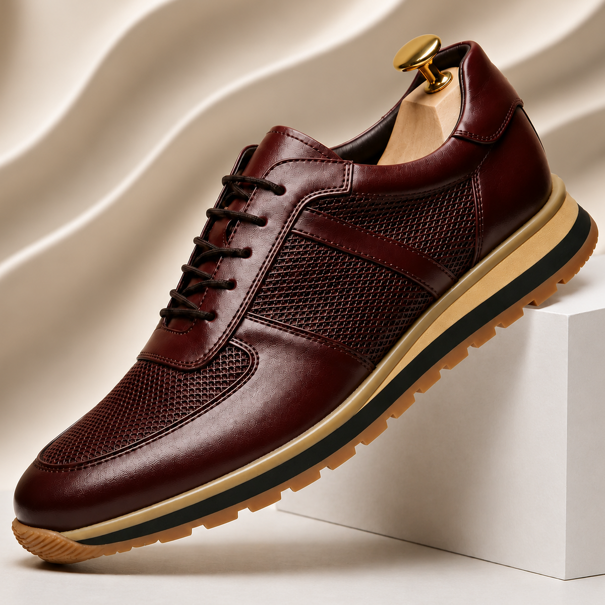 Chicago Cowhide Leather Sneakers