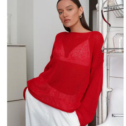 Betsy Hollow Knit Pullover