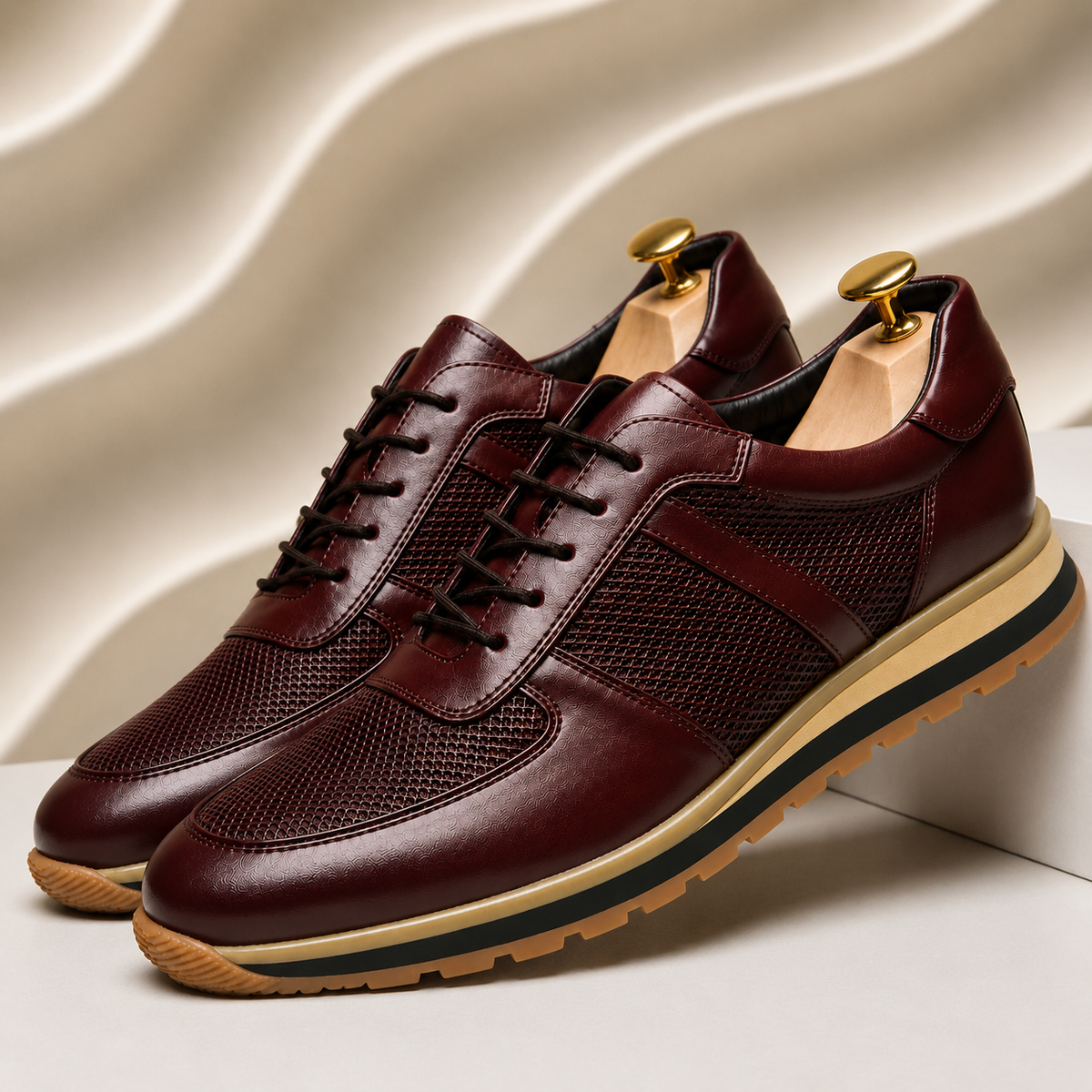Chicago Cowhide Leather Sneakers