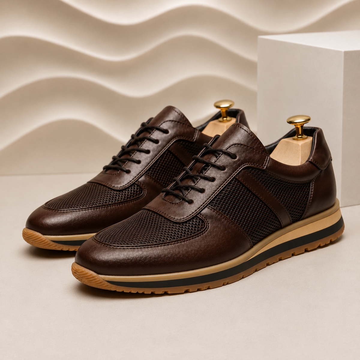 Chicago Cowhide Leather Sneakers