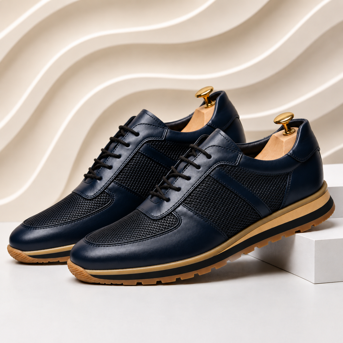 Chicago Cowhide Leather Sneakers