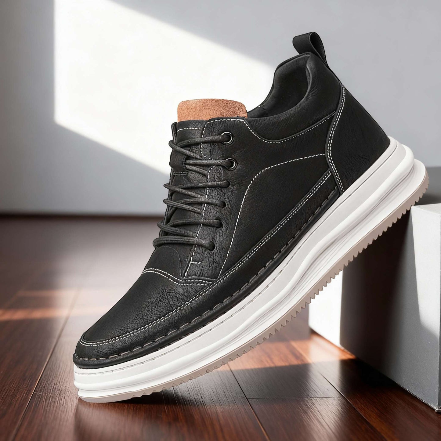 Leo Johnson Leather Sneakers
