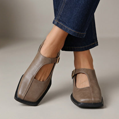Rosie Ray Comfort Leather Flats