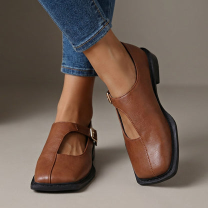 Rosie Ray Comfort Leather Flats