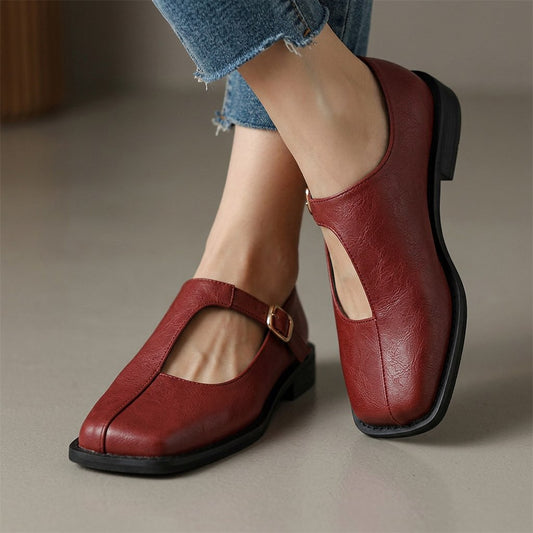Rosie Ray Comfort Leather Flats