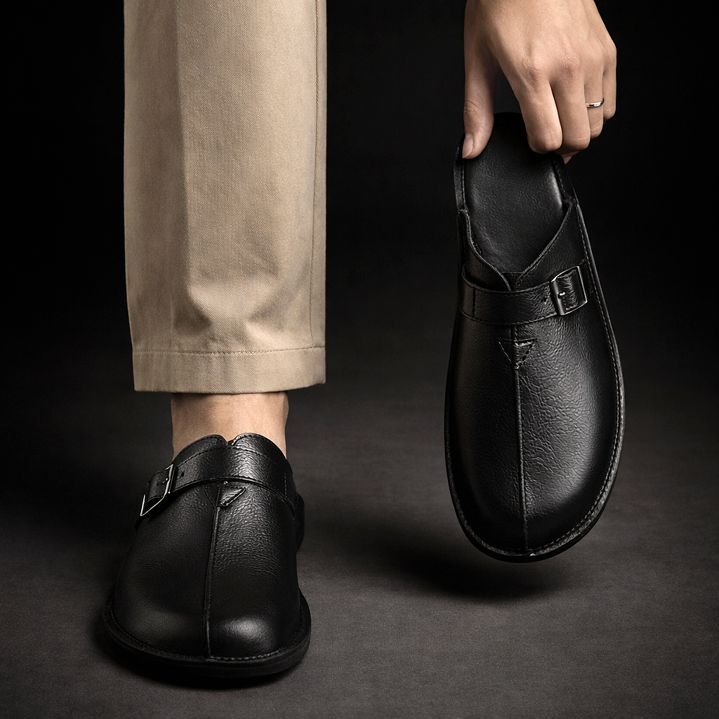 Grand Leather Mules