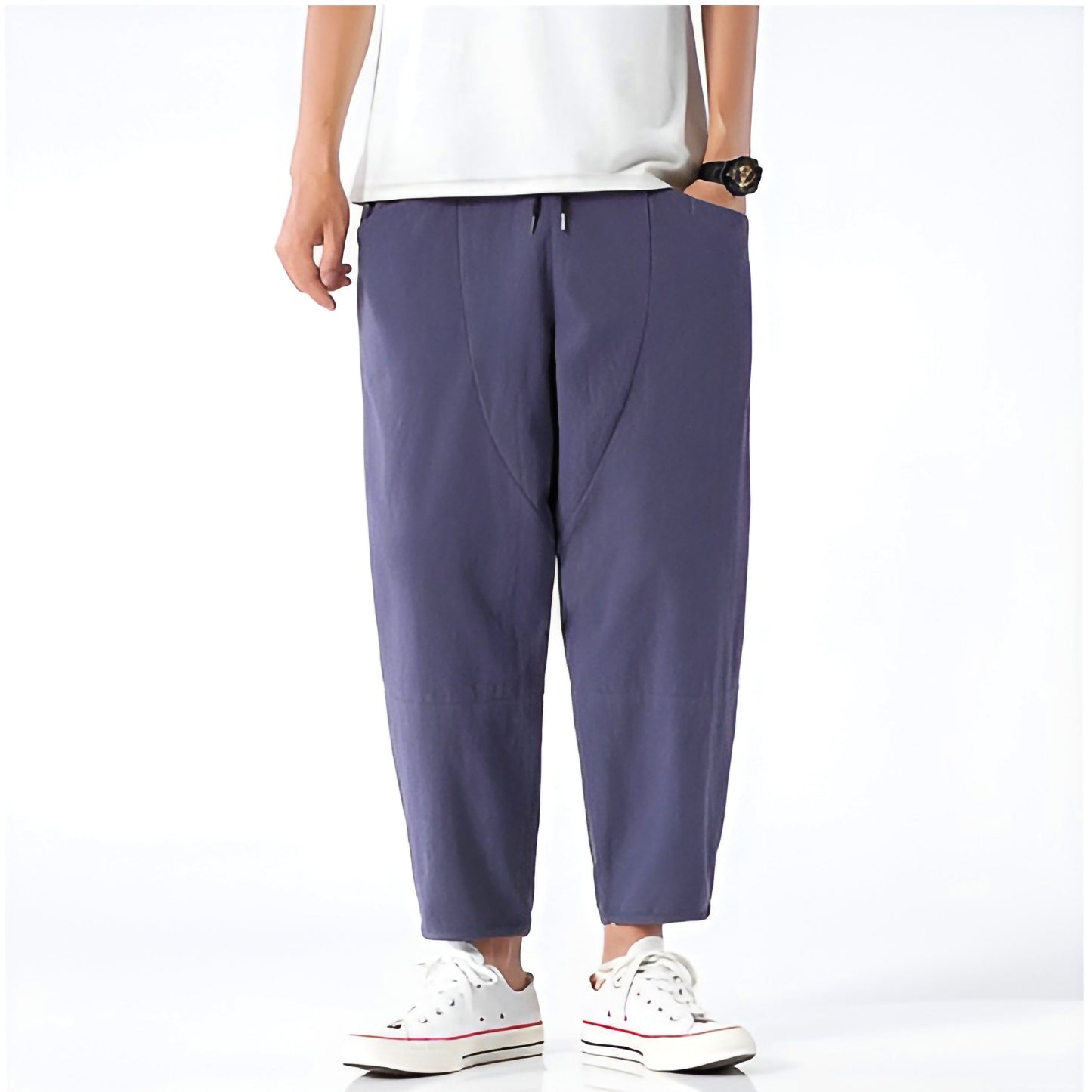 Easy Day Cropped Cotton Pants